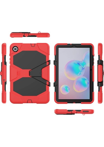 Samsung Galaxy Tab A7 10.4 Kılıf Griffin Tablet Kapak - Kırmızı