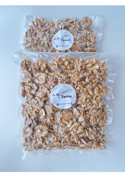 La Vie Farma Yerli Üretim Ceviz Içi (Kelebek) (500 G x 2 Adet)