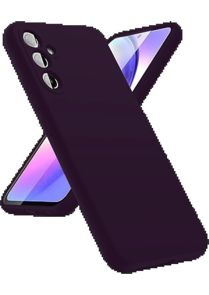 Samsung Galaxy A24 4g Kılıf First Silikon - Mor modelleri
