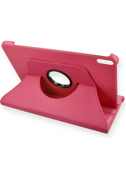 Huawei Matepad Pro 10.8 Kılıf 360 Tablet Deri Kılıf - Pembe