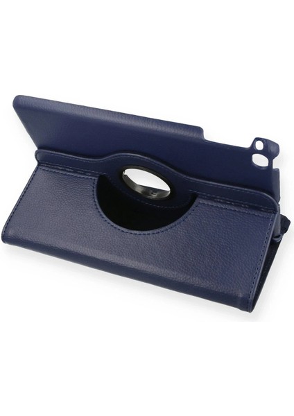 iPad Mini 4 Kılıf 360 Tablet Deri Kılıf - Lacivert