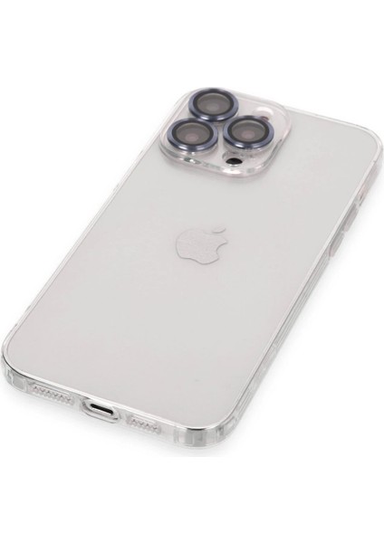 iPhone 13 Pro Kılıf Luko Lens Silikon - Sierra Blue fırsatları