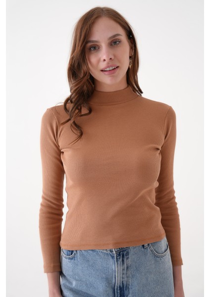 Dik Yaka Uzun Kollu Fitilli Bluz/body fırsatları