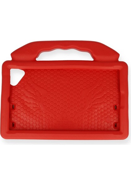 Lenovo Tab M10 TB328FU Kılıf Like Stantlı Tablet Silikon - Kırmızı fiyatları