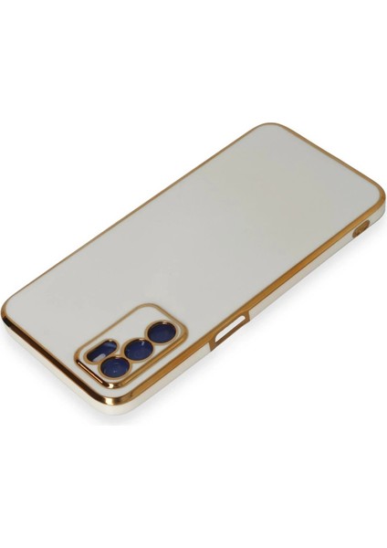 Oppo A16 Kılıf Volet Silikon - Beyaz modelleri