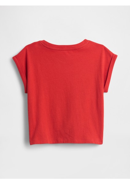 Kız Bebek Kırmızı Baby & Toddler Kravat Düğümü Logo T-Shirt modelleri
