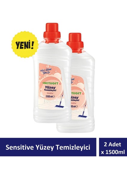 Sensitive Yüzey Temizleyici 2 Adet x 1500 ml