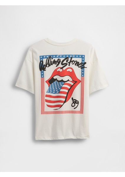 Erkek Çocuk Kırık Beyaz Grafik T-Shirt modelleri