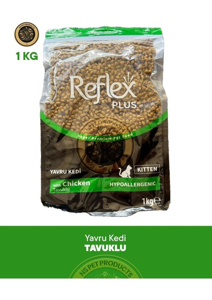 Plus Kitten Tavuklu Yavru Kedi Maması 1kg