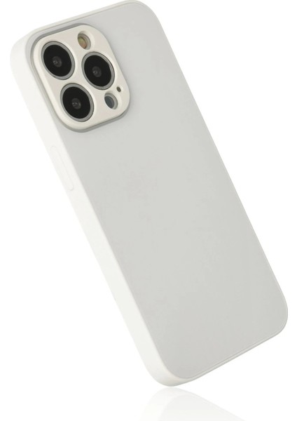 iPhone 14 Pro Max Kılıf Glass Kapak - Beyaz modelleri