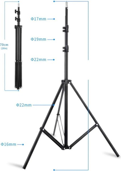 2.1 Tripod Stand LED Işık Için