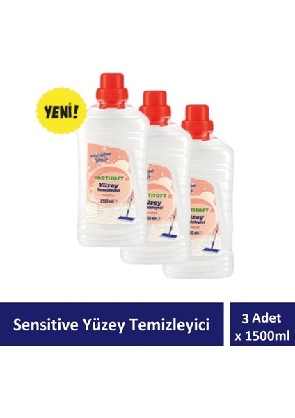 Sensitive Yüzey Temizleyici 3 Adet x 1500 ml