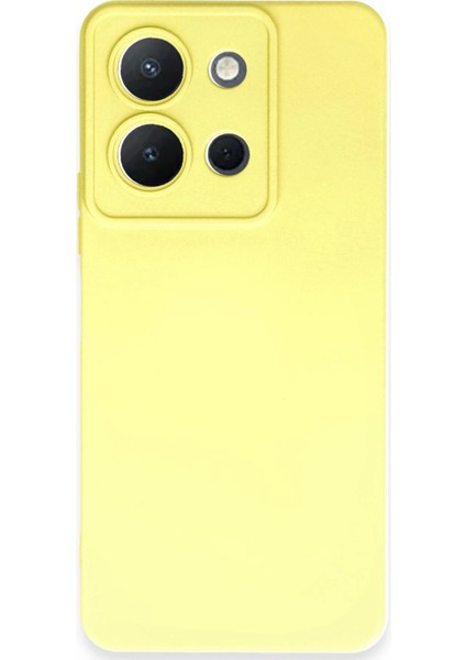 Vivo Y36 Kılıf Nano Içi Kadife Silikon - Sarı