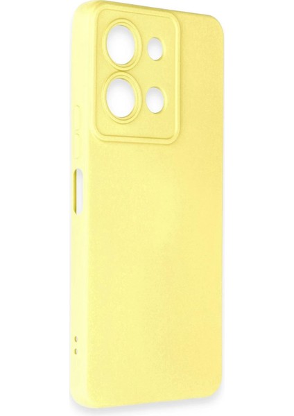 Vivo Y36 Kılıf Nano Içi Kadife Silikon - Sarı fiyatları