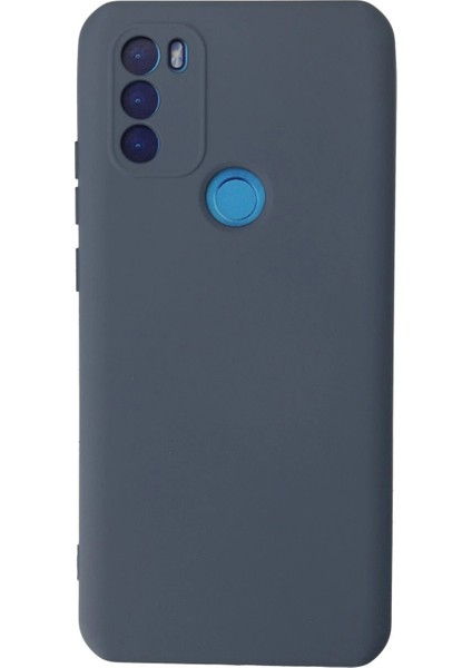 General Mobile Gm 21 Plus Kılıf Nano Içi Kadife Silikon - Gri