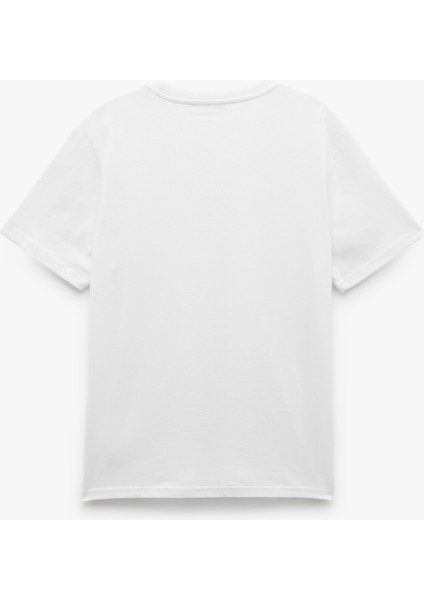 Kısa Kollu Bisiklet Yaka Regular Fit Pamuklu Baskılı Tişört fırsatları