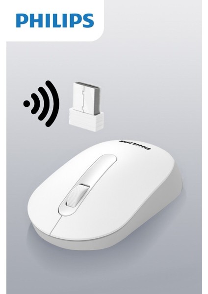 SPK7402 M402 Wireless Kablosuz Mouse Beyaz (Usb Alıcılı )