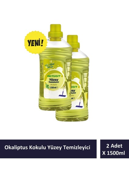 Okaliptus Kokulu Yüzey Temizleyici 2 Adet x 1500 ml