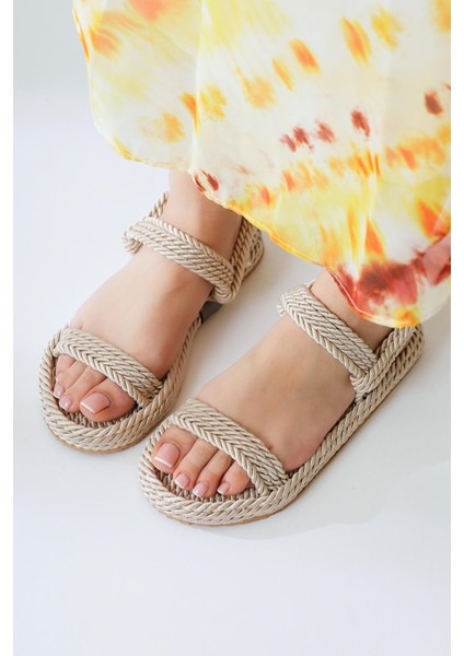 Olivia Ten Halat Sandalet Basic