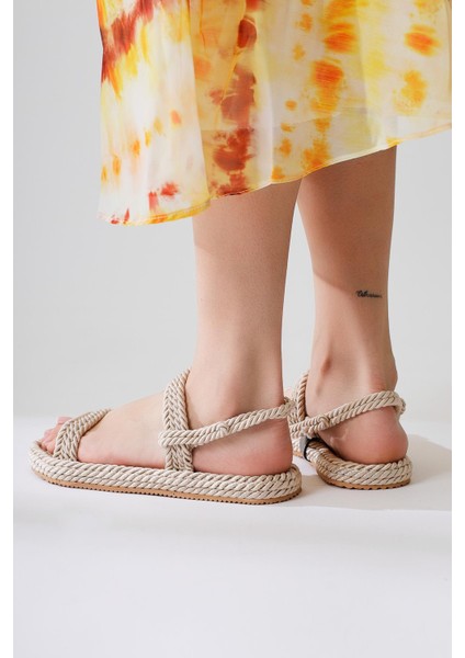 Olivia Ten Halat Sandalet Basic fırsatları