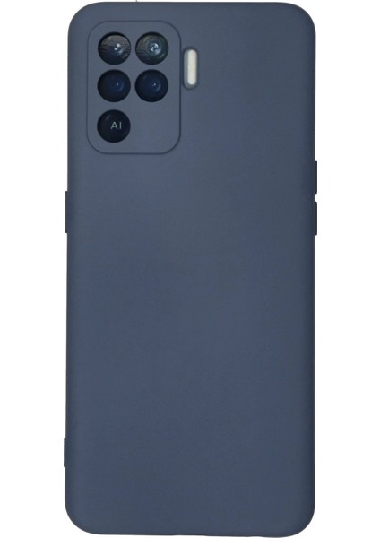 Oppo Reno 5 Lite Kılıf Nano Içi Kadife Silikon - Gri