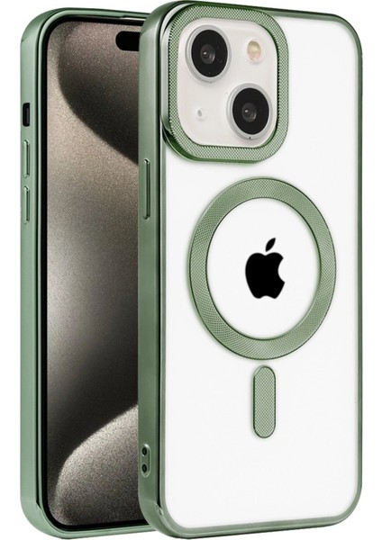 iPhone 15 Kılıf Kronos Magsafe Kapak - Açık Yeşil fiyatları
