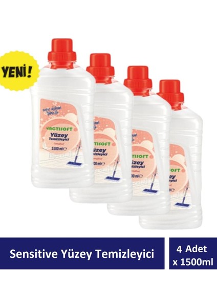 Sensitive Yüzey Temizleyici 4 Adet x 1500 ml