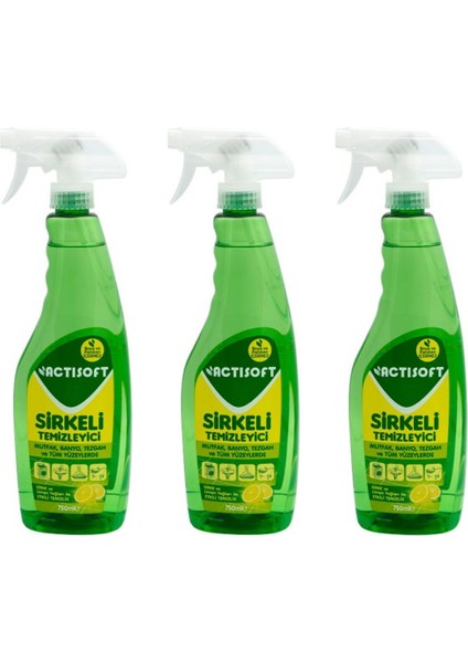 Sirkeli Yüzey Temizleyici Sprey 750 ml x 3 Adet