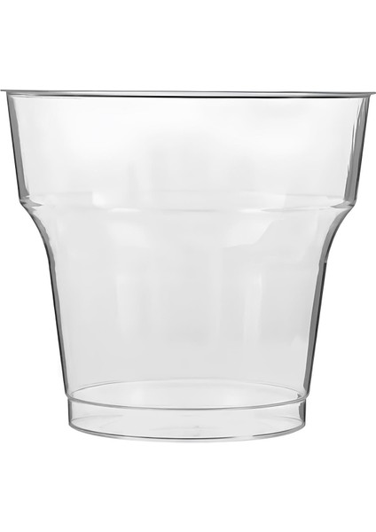 23 Cm. Plastik Mika Şeffaf Sorfa Piknik Seti - 72 Kişilik Tabak Bardak Çatal Kaşık Takımı fırsatları