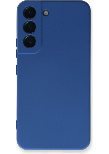 Samsung Galaxy S23 Kılıf Nano Içi Kadife Silikon - Mavi