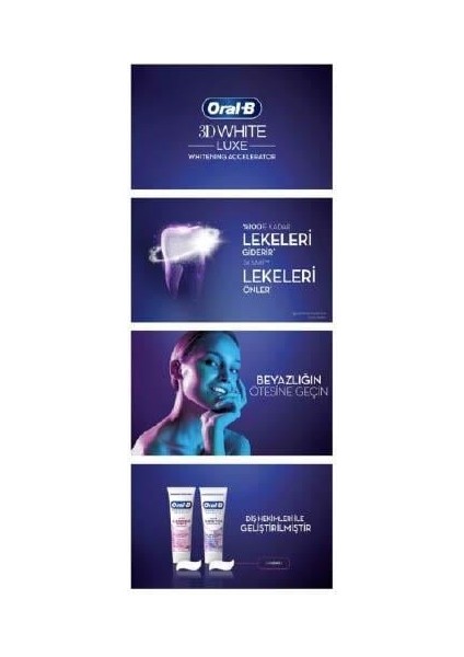 Oral B 3dw Luxe Glamorous White Diş Macunu 75ML fırsatları