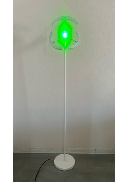 Modern Dim Edilebilir Rgb Özellikli Lambader - Siyah