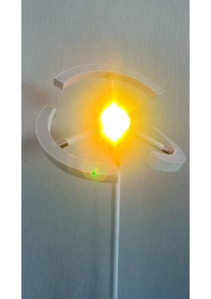 Modern Dim Edilebilir Rgb Özellikli Lambader - Siyah
