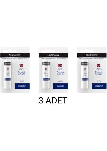 Dudak Bakım Kremi SPF20 3'lü Set