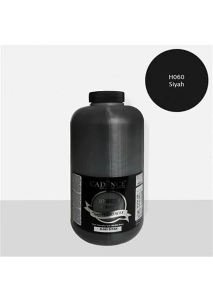 H-060 Siyah 2 Litre Multisurfaces Hybrid Akrilik Boya