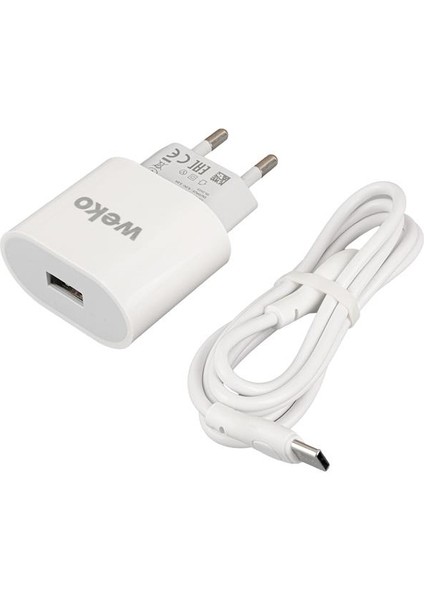WK-21442 Pdu Qc 3.0 Amper Telefon Şarj Başlık Adaptörü + Type-C Kablo fırsatları