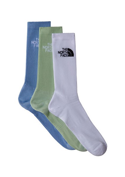 Multi Sport Cush Crew Sock 3P Unisex Çorap