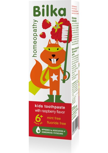 Homeopati Çocuk Diş Macunu 6+ Ahududu