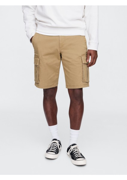 Erkek Kahverengi 11" Essential Kargo Şort fiyatları