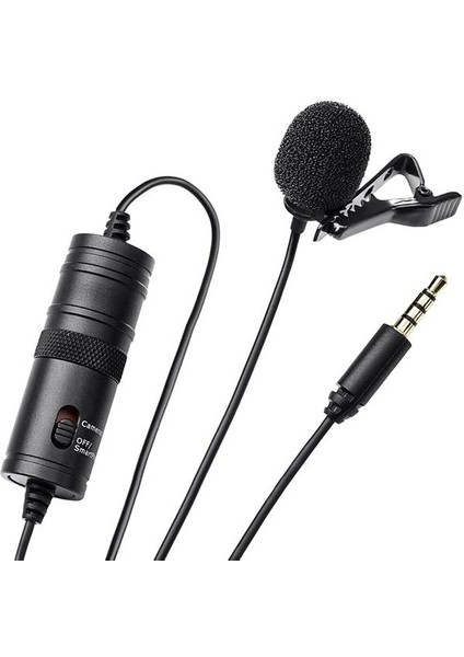 HK-401 Profesyonel Youtuber Kamera Telefon Yaka Mikrofonu (6 Metre Kablolu) fiyatları