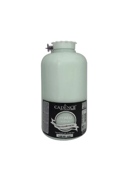 H-089 Küf Yeşili Hybrid Multisurfaces Akrilik Boya 2000 ml