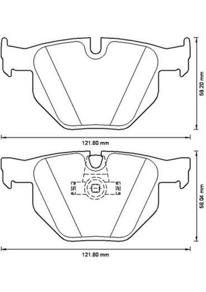 Jurıd 573224J Fren Balatası Arka Bmw E60-E61-E63-E64 Bm 03-9