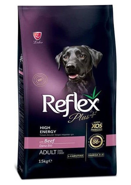Biftekli High Energy Yetişkin Köpek Maması 15 kg
