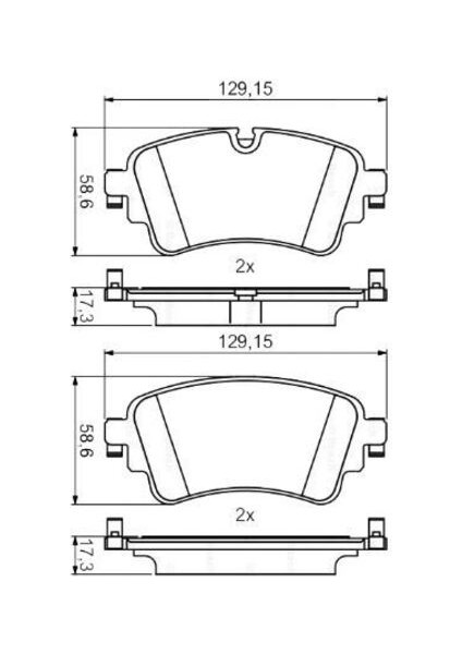 55673 Arka Fren Balatası Dısk 300×12 A4 16-A5 17 Dısk 330×22 Q5 16