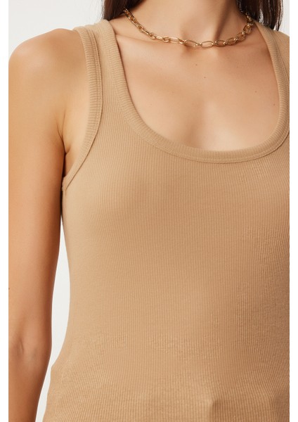 2'li Fitilli Kalın Askılı Örme Atlet