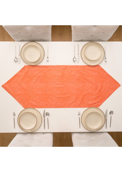 Özel Tasarım Dekoratif Ranforce Pamuklu Kumaş Dekoratif Düz Vizon Üçgen Runner 50X150 fiyatları