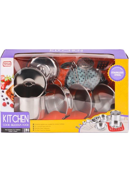 666-B8 Metal Çay Seti -Toysan Oyuncak