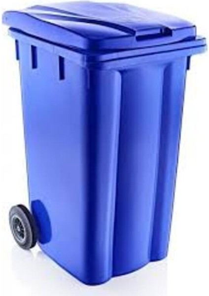 240 Lt Mavi Çöp Konteyneri Çöp Kovası Sağlam Isıya Dayanıklı