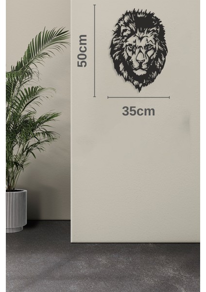 Aslan Ahşap Duvar Dekoru Aslan Kafası indirimleri