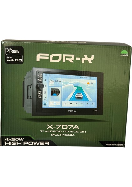 X-707A 7'' Üniversal Android Double Teyp 4/64 modelleri